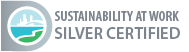 Portland Sustainability at Work Silver Certified workplace logo